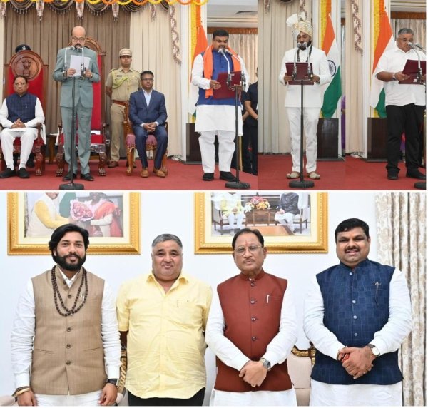 CG मंत्रिमंडल विस्तार: साय कैबिनेट में जुड़े 3 नए मंत्री, जानिए किसे- कौन सा मिलेगा विभाग